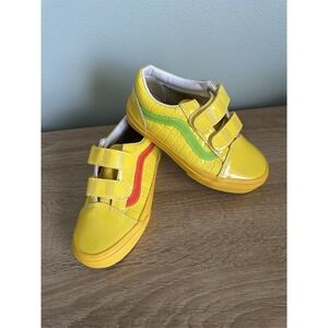 Vans Old Skool V x Haribo GoldBear Sneakers Kids Size 12 Yellow NWOT